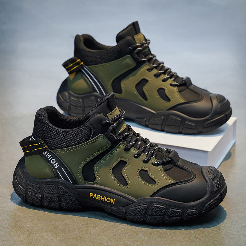 Damen Sportliche High-Top Sneakers mit atmungsaktiven Mesh-Einsätzen und rutschfester Sohle
