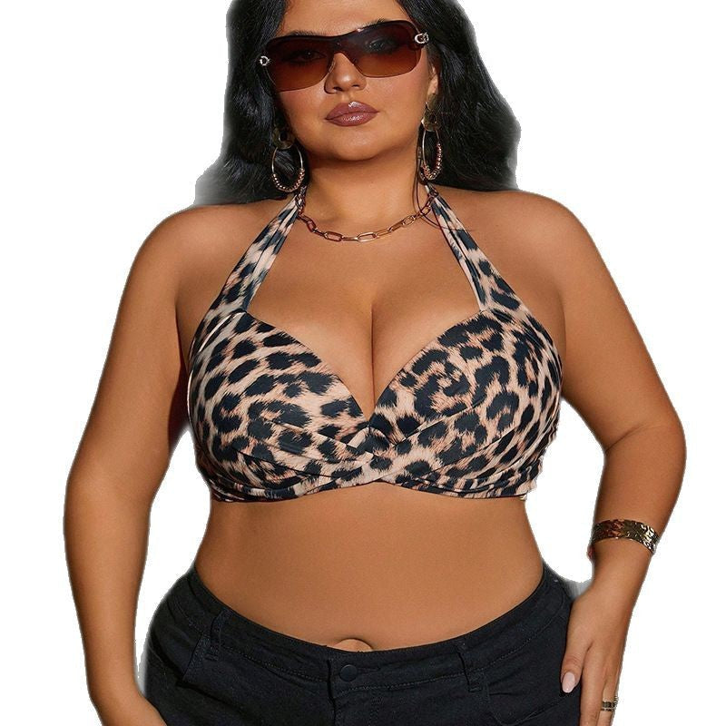 Damen Bikini Oberteil mit trendigem Animal-Print R&B