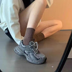Damen Sportliche Mesh-Sneaker mit dämpfender Sohle und modernem Design R&B