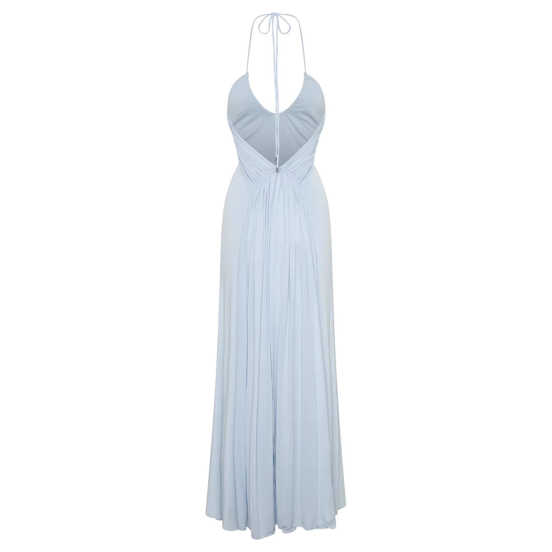Damen Maxikleid mit raffinierter Drapierung R&B