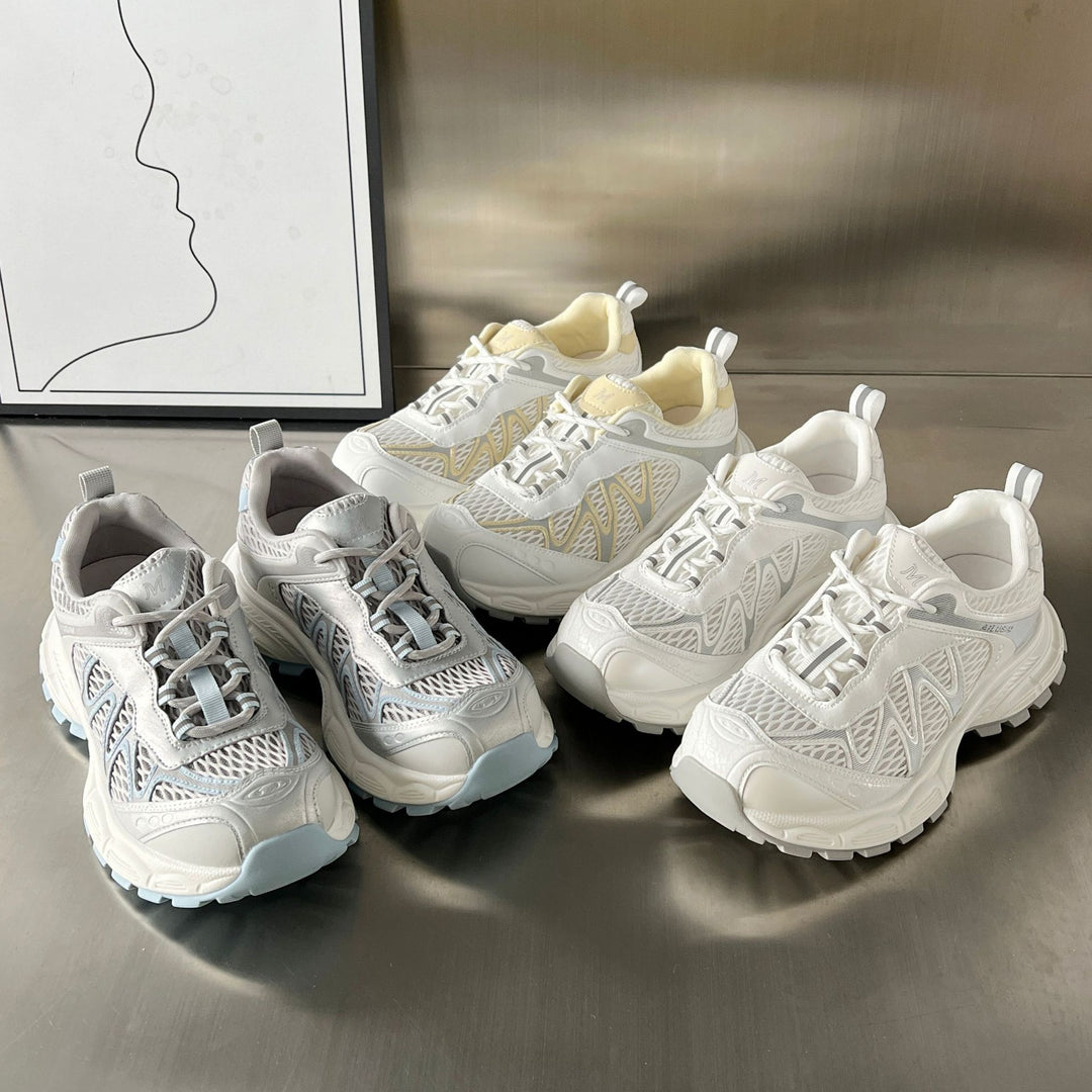 Damen Sportliche Trail Sneakers mit atmungsaktiver Mesh-Oberfläche und rutschfester Sohle R&B