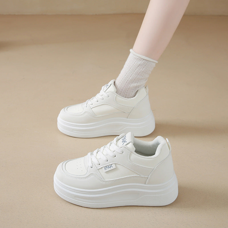 Damen modische Plateausneaker mit gepolsterter Sohle und atmungsaktivem Obermaterial R&B