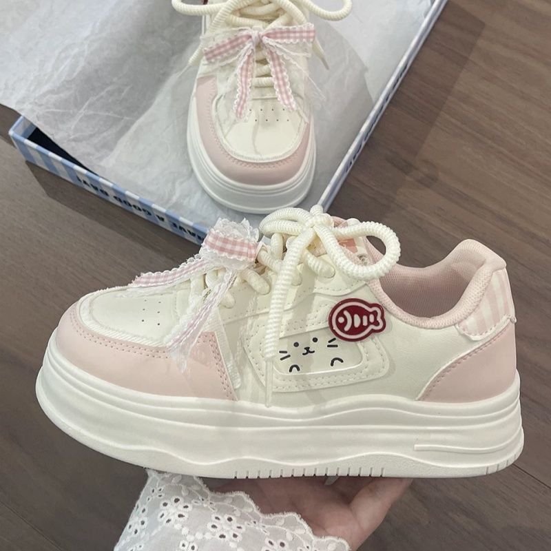 Damen Sneakers mit verspieltem Tiermotiv und komfortabler Sohle