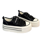 Damen Chunky Sneakers mit Klettverschluss und modischer Plateausohle R&B