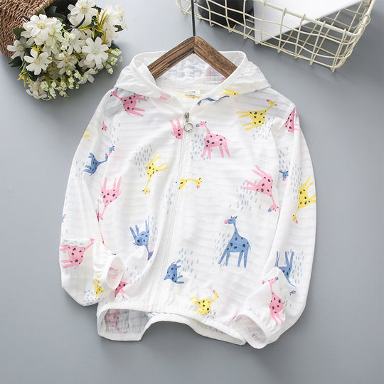 Unisex nan leichte atmungsaktive Kinder Dinosaurier Druck Kapuzenjacke mit Reißverschluss vorne R&B