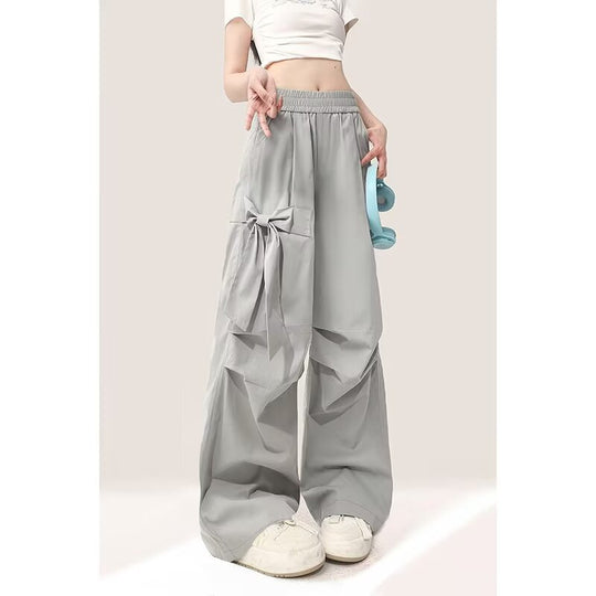 Damen Cargo-Hose mit weitem Schnitt und praktischen Seitentaschen