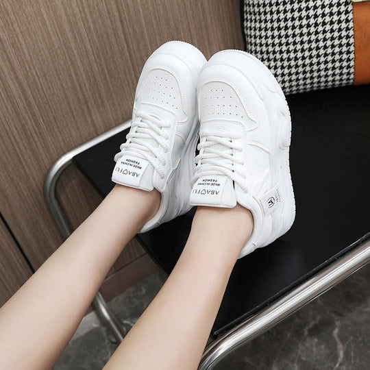 Damen Chunky Sneakers mit atmungsaktiver Mesh-Oberfläche und dämpfender Sohle R&B