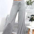 Damen Weite Freizeithose mit Kordelzug und lockerer Passform R&B