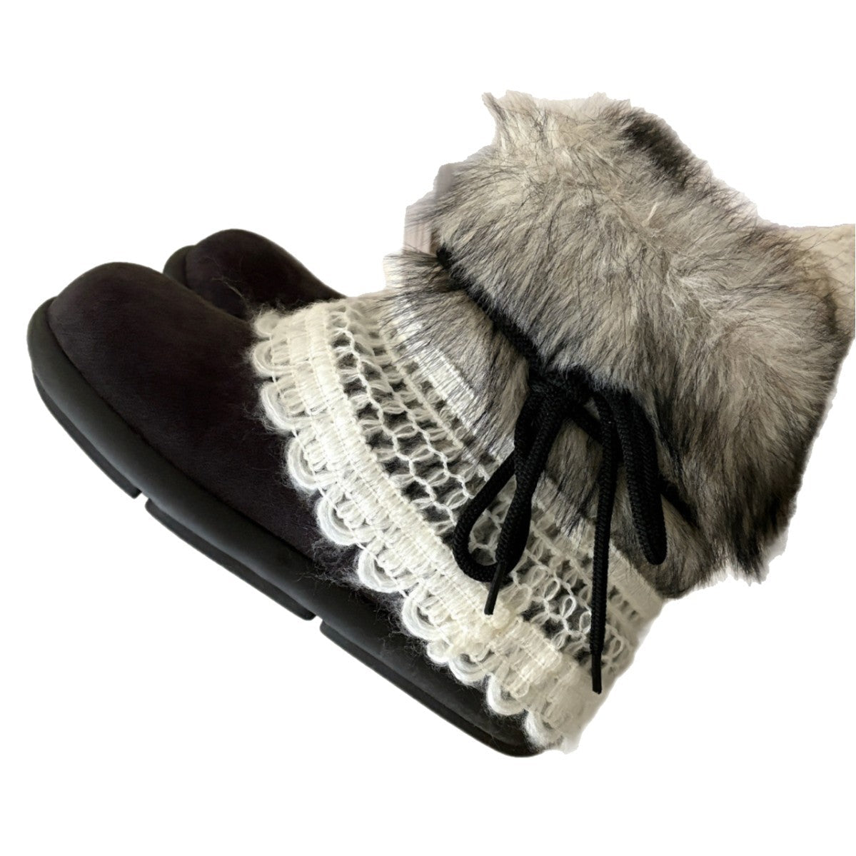 Damen Modische Winterstiefel mit kuscheligem Innenfutter und dekorativen Details