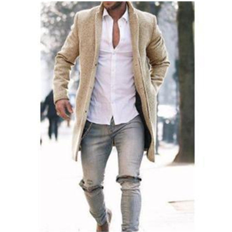 Herren elegante Wolljacke R&B