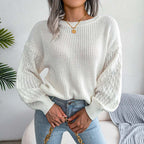 R&B | Einfarbige Strickpullover
