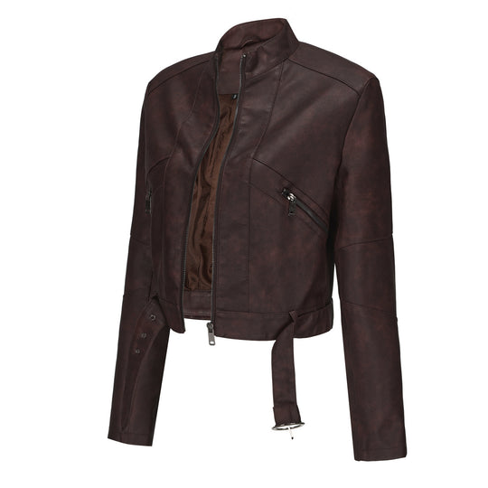 Damen moderne croppedjacke mit stylischem Detail R&B