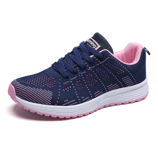 Damen atmungsaktive Sport-Sneaker mit flexiblem Obermaterial und rutschfester Sohle R&B