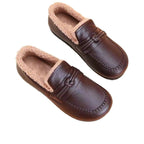 Damen warme Pantoffeln mit bequemen Fleece-Futter und rutschfester Sohle R&B