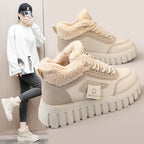 Damen modische High-Top Sneakers mit weich gefüttertem Innenfutter und rutschfester Sohle R&B