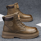 Damen Robuste Schnürstiefel mit verstärktem Knöchel und rutschfester Sohle R&B