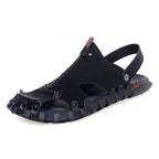 Damen freizeitorientierte Sandalen mit rutschfester Sohle und verstellbarem Riemen R&B