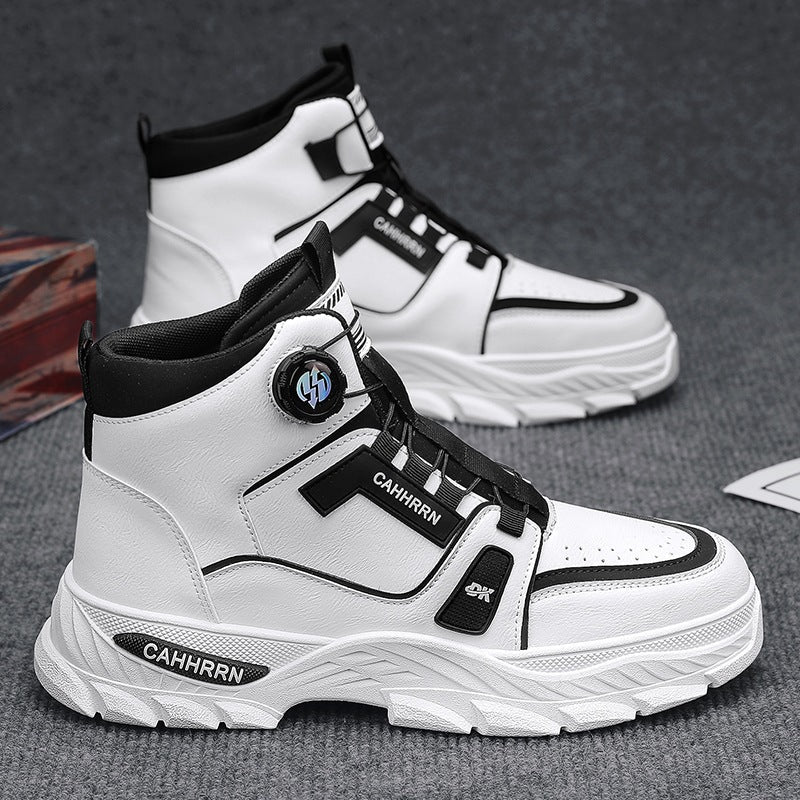 Damen Hochwertige High-Top Sneakers mit innovativem Schnellschnürsystem R&B
