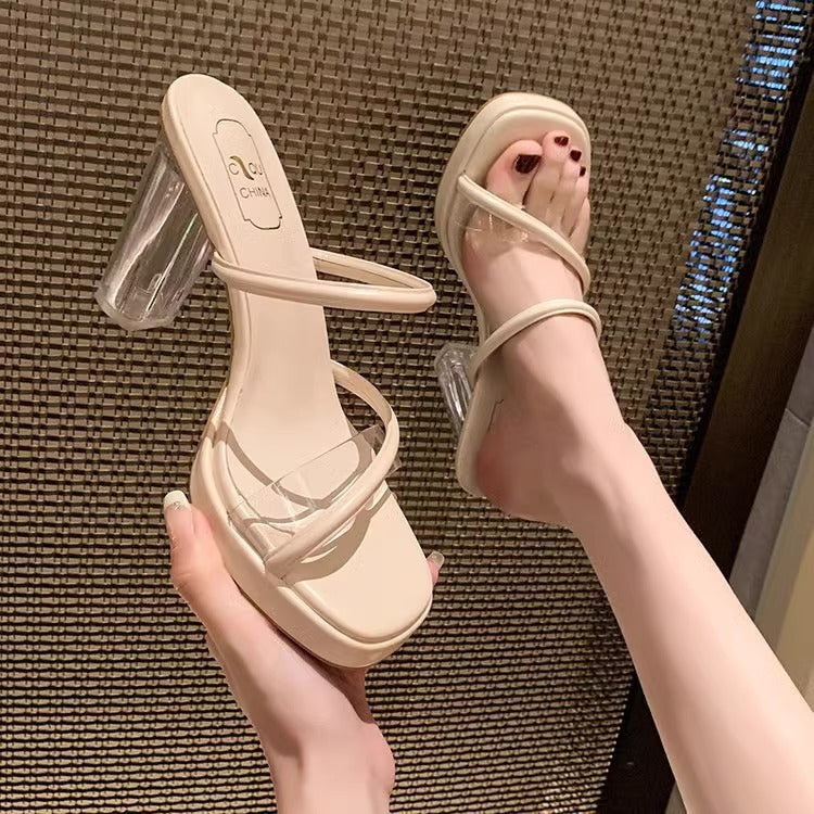 Damen Blockabsatz Sandalen R&B