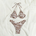 Damen Triangel-Bikini mit stylischem Zradesign und verstellbarem Bindesystem