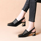 Damen Slingback-Pumps mit luxuriösem Metallic-Detail R&B