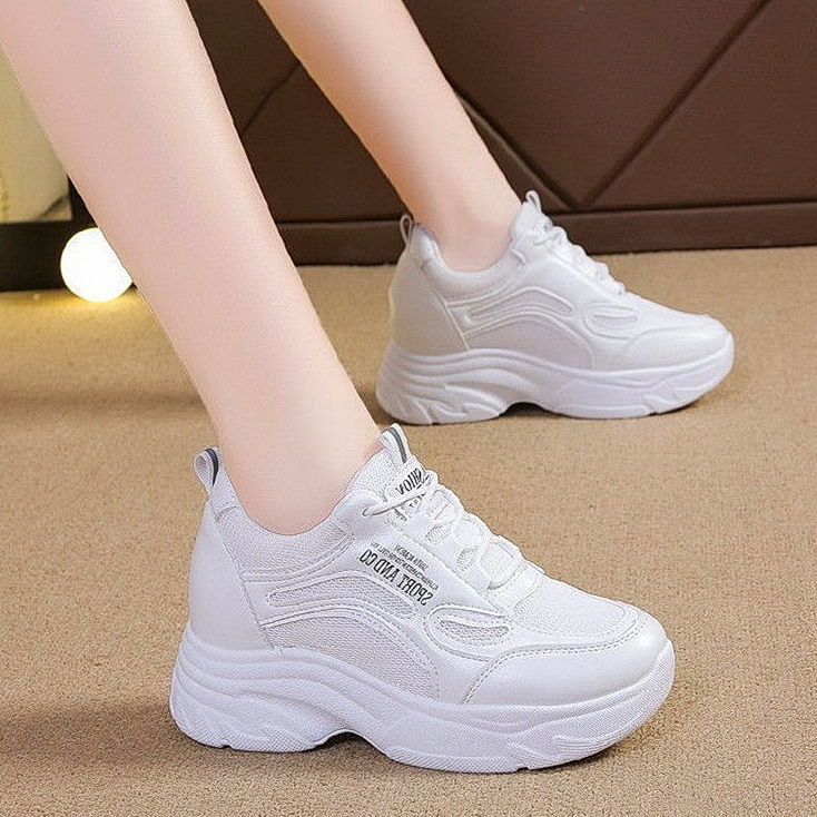 Damen Sportliche Plateau Sneakers mit dämpfender Sohle für optimalen Komfort R&B