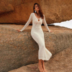 Damen Häkelkleid R&B