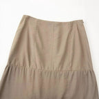 Damen eleganter Midirock mit floralen Applikationen R&B