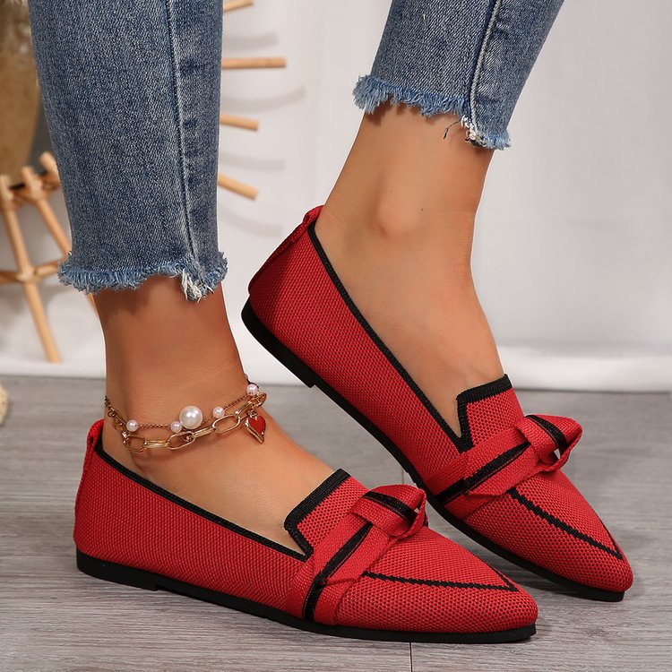 Damen Atmungsaktive und modische Slip-On Ballerinas R&B