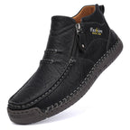 Herren Bequeme Leder Slipper R&B