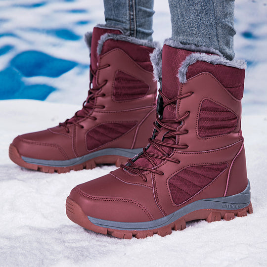 Damen Winterstiefel mit isolierendem Innenfutter und rutschfester Profilsohle R&B