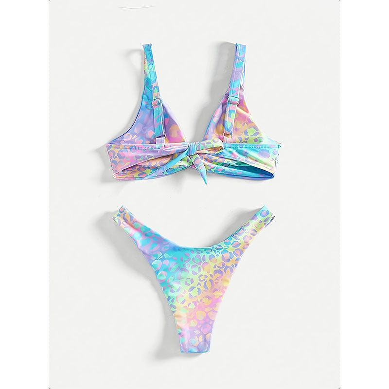 Damen Triangel-Bikini mit stylischem Knotendetail R&B