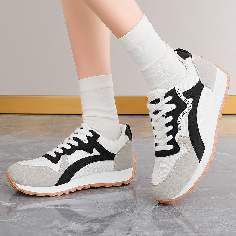 Damen Sportliche Freizeitschuhe mit atmungsaktiven Mesh-Einsätzen und dämpfender Laufsohle R&B