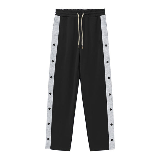 Herren Sportliche Jogginghose mit Knopfleiste und elastischem Bund R&B