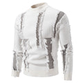 Herren Pullover mit auffälligem Fransen-Design
