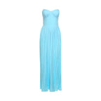 Damen Maxikleid mit strapazierfähigem Oberteil und eleganten Falten R&B