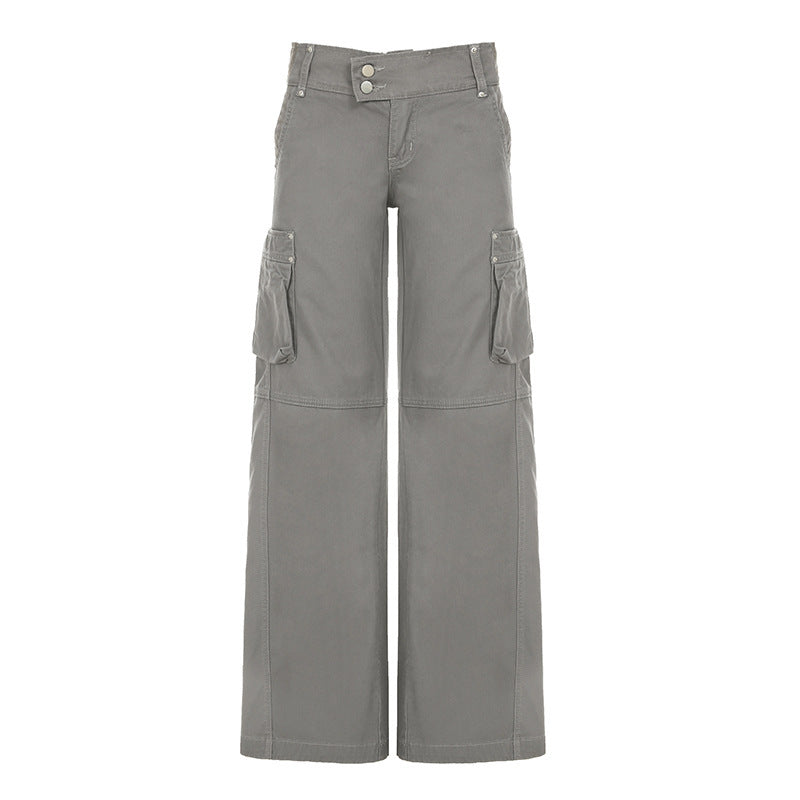 Damen Cargo-Hose mit weitem Schnitt und praktischen Seitentaschen R&B