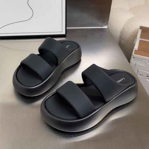 Damen Bequeme Wellness-Pantoletten mit ergonomischem Fußbett und rutschfester Sohle R&B