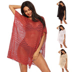 Damen eleganter Strandsarong mit filigranem Häkelmuster R&B