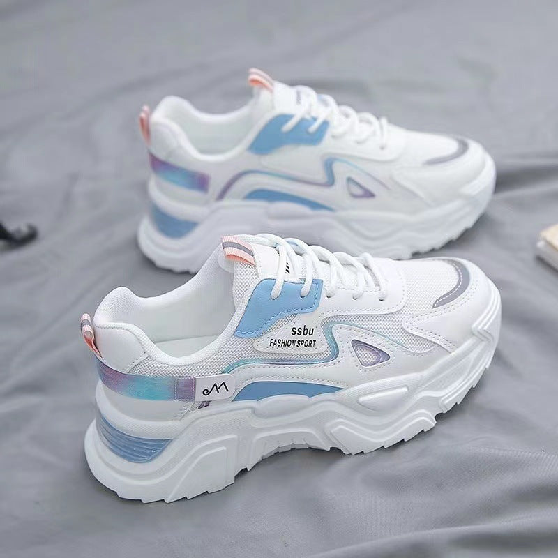 Damen Sportliche Sneakers mit dämpfendem Fußbett und reflektierenden Akzenten R&B