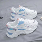 Damen Sportliche Sneakers mit dämpfendem Fußbett und reflektierenden Akzenten R&B
