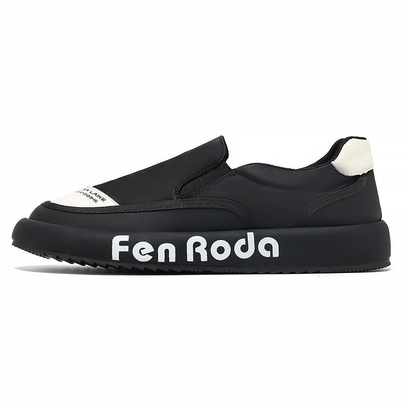 Damen Bequeme Slip-On Sneakers mit trendigem Design und rutschfester Sohle R&B
