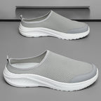 Damen Atmungsaktive Slip-On Freizeitschuhe mit rutschfester Sohle