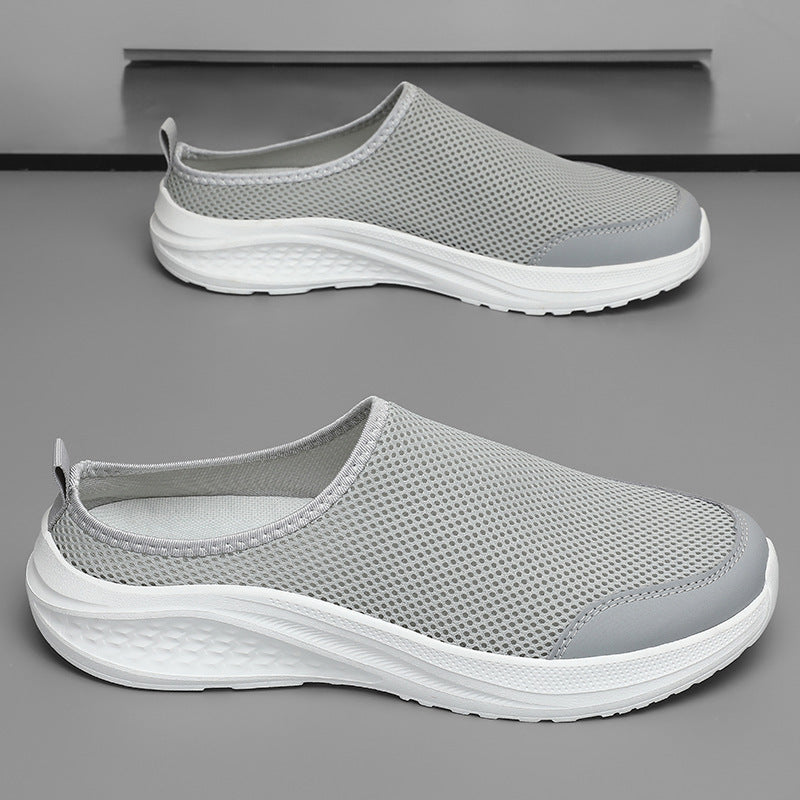 Damen Atmungsaktive Slip-On Freizeitschuhe mit rutschfester Sohle