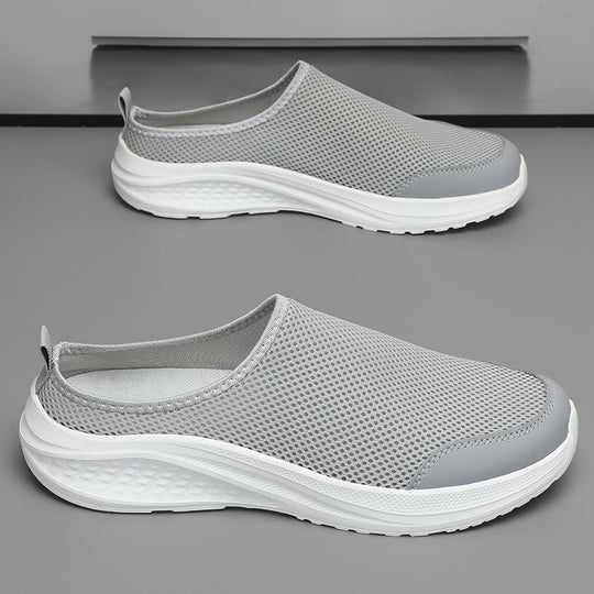 Damen Atmungsaktive Slip-On Freizeitschuhe mit rutschfester Sohle R&B