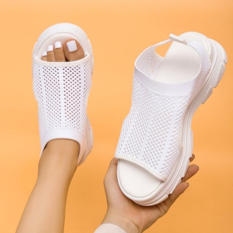 Damen Atletische Freizeit-Sandalen mit atmungsaktivem Mesh-Obermaterial R&B