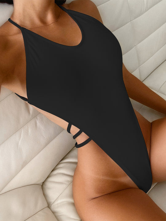 Damen Einteiliger Badeanzug mit verführerischen Cut-Outs R&B
