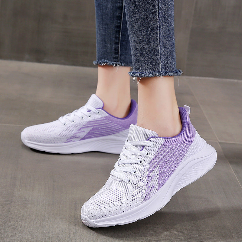 Damen Sportliche Sneaker mit atmungsaktivem Mesh-Obermaterial und flexibler Sohle