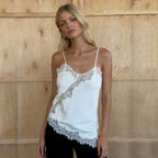 Damen Spitzen-Cami-Top mit verführerischen Details R&B