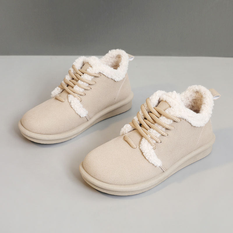 Damen gemütliche Sneaker mit kuscheligem Innenfutter R&B